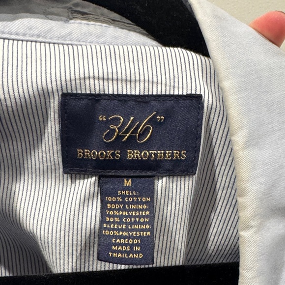 Brooks Brothers Light Gray Blue Shirt Jacket - Picture 3 of 3